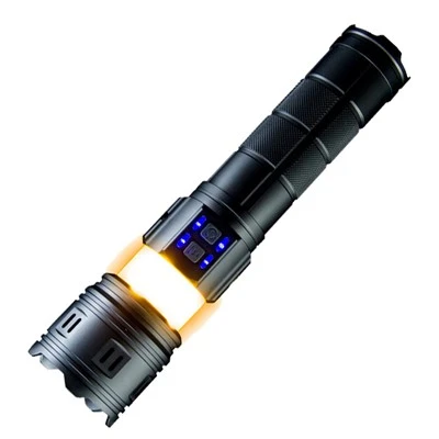 Flashlight y gellir ei ailwefru ar y diffoddwr tân